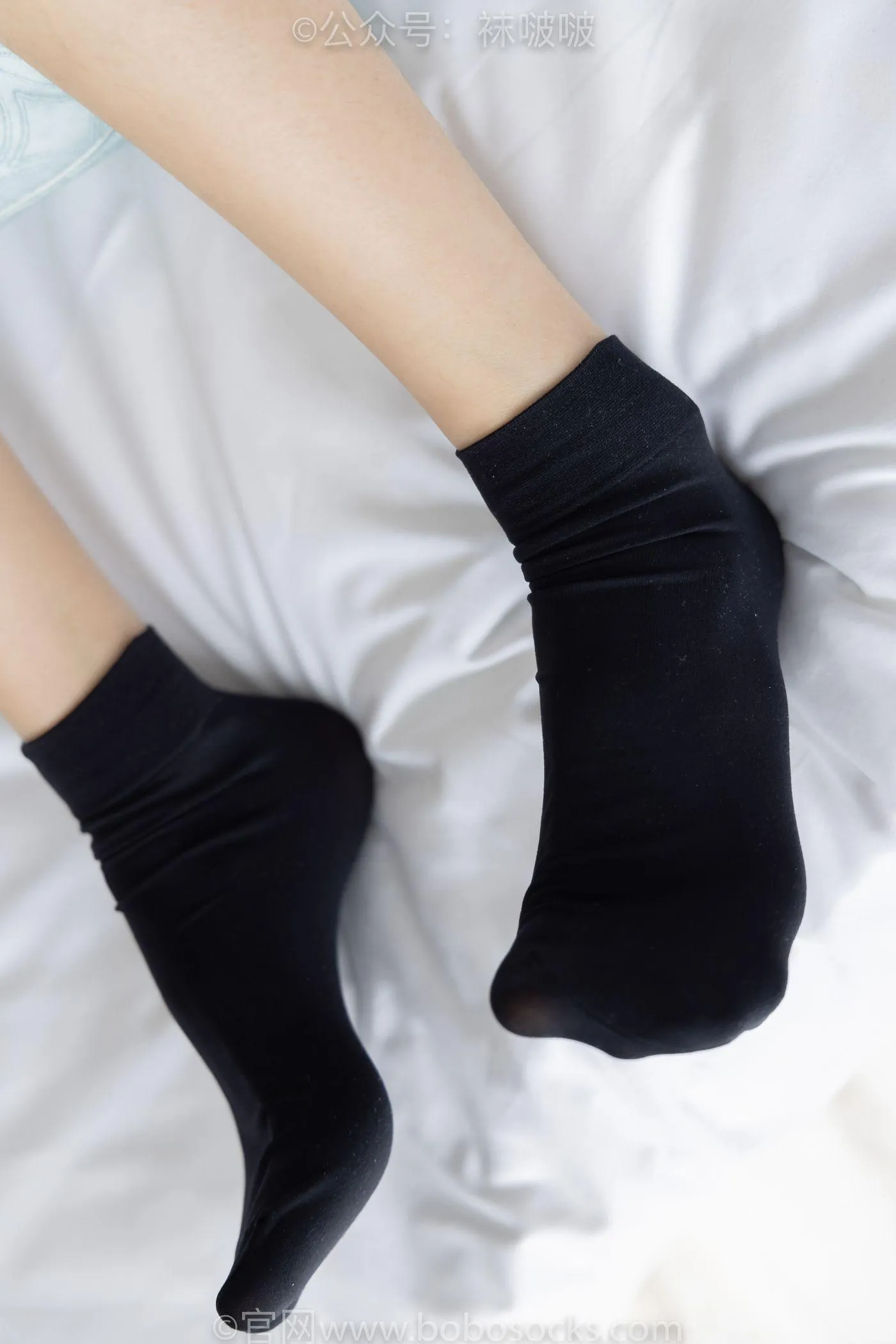 [BoBoSocks袜啵啵]NO.033 稚予-贝壳头、天鹅绒黑袜、天鹅绒白袜 [154P]插图4